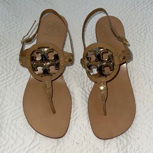 Tory Burch Miller Tan Sandal